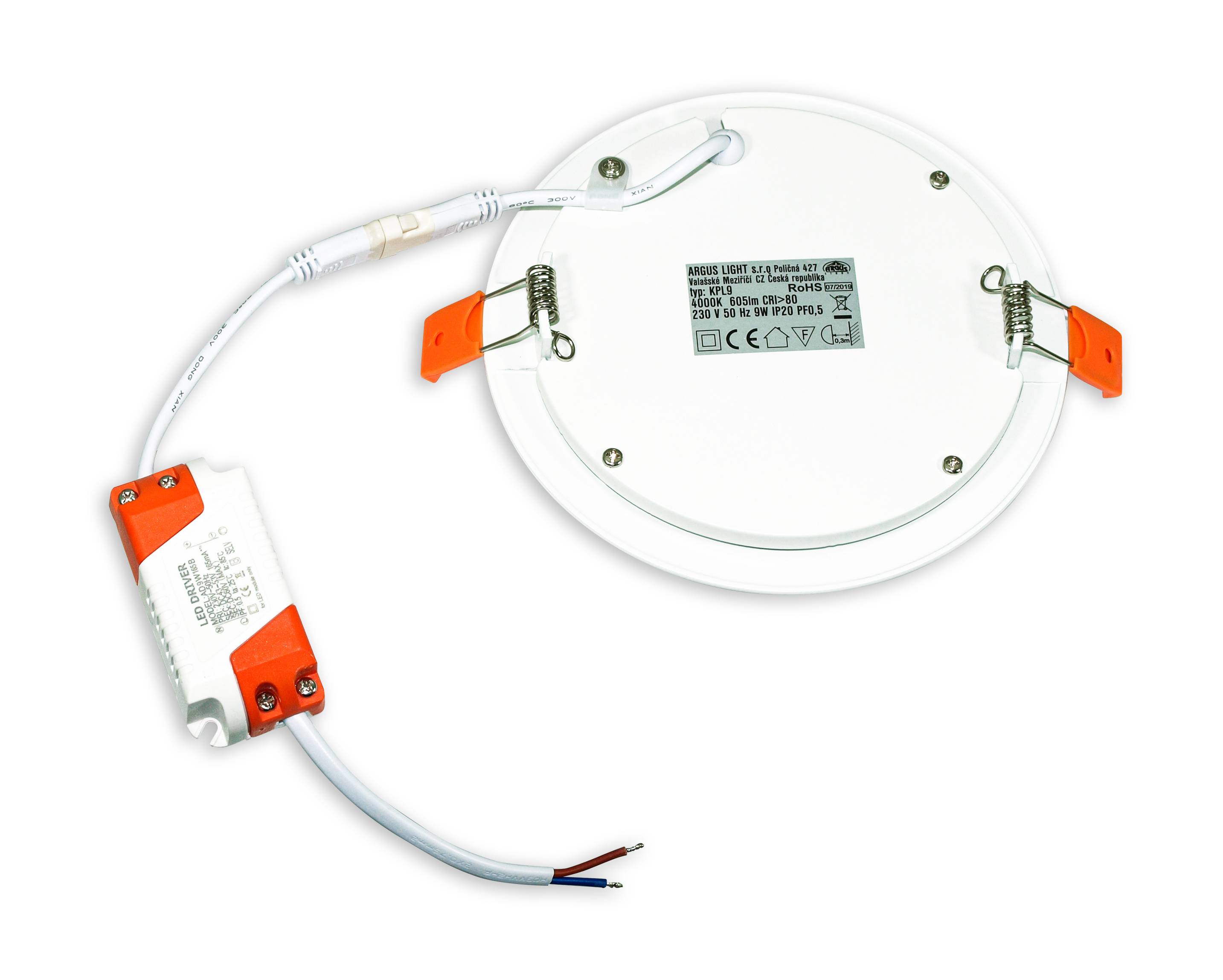 LED  KPL6 6W 380lm podhledové zápustné svítidlo IP20 4000K